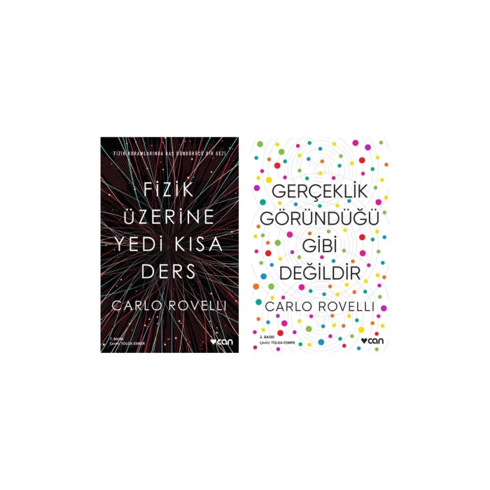 Fizik Üzerine Yedi Kısa Ders + Gerçeklik Göründüğü Gibi Değildir- 2 Kitap Set - Iş Bankası Özel Set