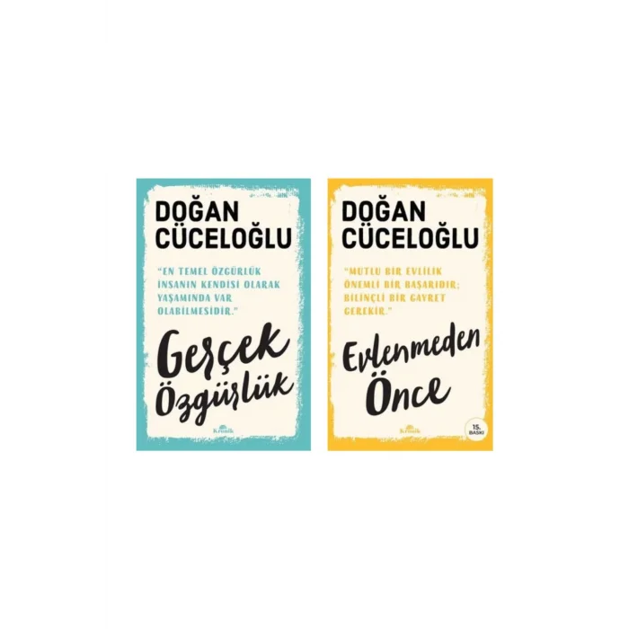 Gerçek Özgürlük + Evlenmeden Önce- 2 Kitap Set - Iş Bankası Özel Set Gerçek Özgürlük Kitabı
