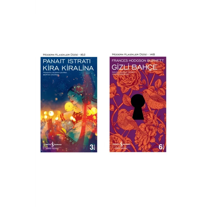 Gizli Bahçe + Kira Kiralina- 2 Kitap Set - Iş Bankası Özel Set Gizli Bahçe Kitabı