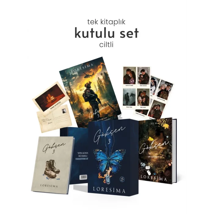 Gökçen -3 : Güz Yağmurları Hediyeli Özel Kutu (Ciltli)