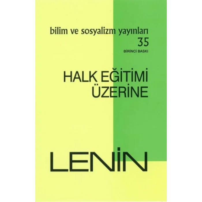 Halk Eğitimi Üzerine