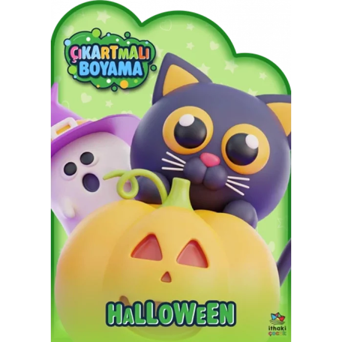 Halloween Zamanı – Çıkartmalı Boyama Kitabı