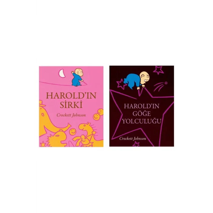 Haroldın Sirki + Haroldın Göğe Yolculuğu- 2 Kitap Set - Iş Bankası Özel Set Haroldın Sirki Kitabı