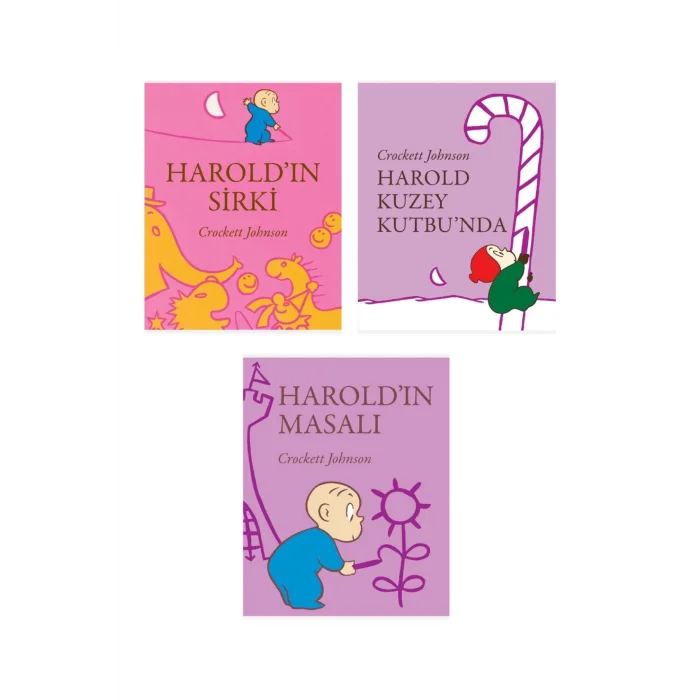 Haroldın Sirki + Harold Kuzey Kutbunda + Haroldın Masalı- 3 Kitap Set - Iş Bankası Özel Set