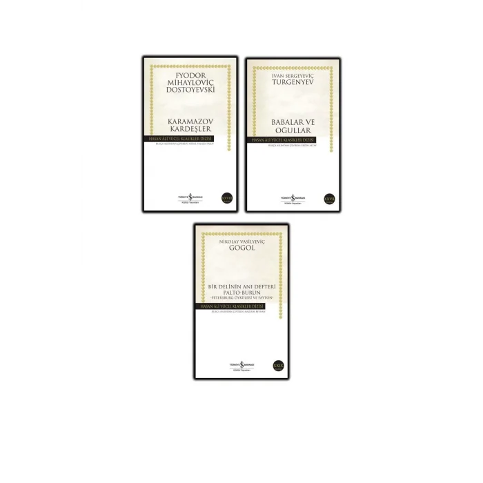 Hasan Ali Yücel Klasikler 3 Kitap Set Karamazov Kardeşler-babalar Ve Oğullar-bir Delinin Anı Defteri