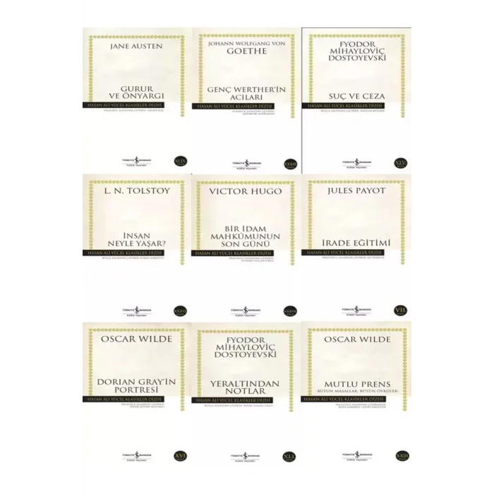 HASAN ALİ YÜCEL KLASİKLERİ TOPLAM 9 KİTAP SET