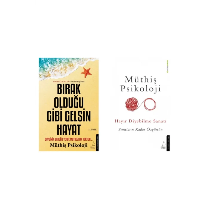 Hayır Diyebilme Sanatı + Bırak Olduğu Gibi Gelsin Hayat- 2 Kitap Set - Iş Bankası Özel Set Hayır Diy