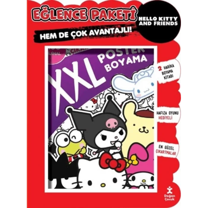 Hello Kitty and Friends - 2li Boyama - Eğlence Paketi