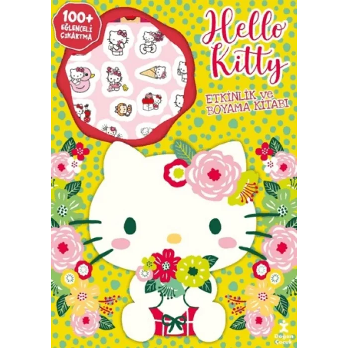 Hello Kitty Çok Çıkartmalı Boyama Kitabı