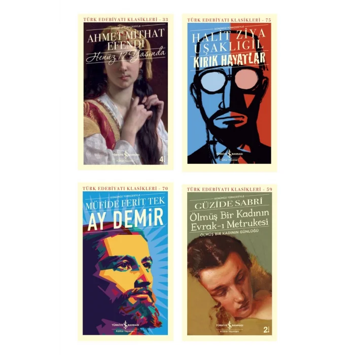 Henüz 17 Yaşında + Kırık Hayatlar + Ölmüş Bir Kadının Evrak-ı Metrukesi + Ay Demir- 4 Kitap Set