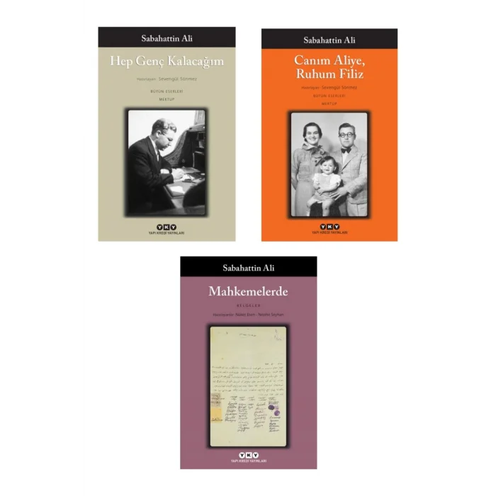Hep Genç Kalacağım + Canım Aliye Ruhum Filiz + Mahkemelerde (belgeler)- 3 Kitap Set