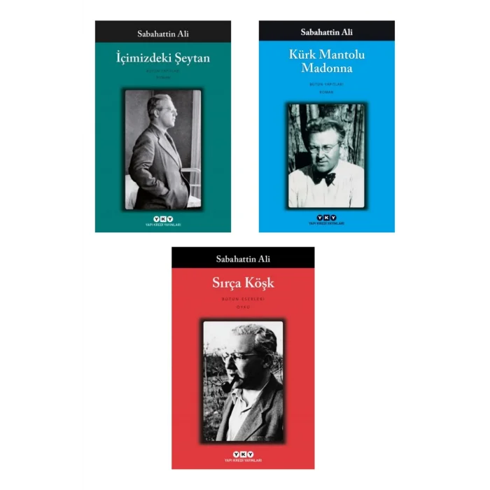 Içimizdeki Şeytan + Kürk Mantolu Madonna + Sırça Köşk- 3 Kitap Set - Iş Bankası Özel Set Içimizdeki