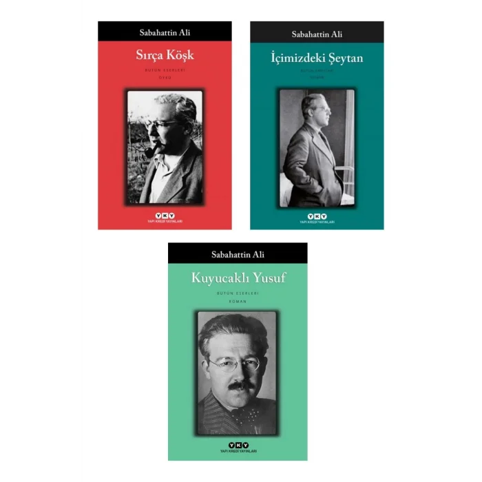 Içimizdeki Şeytan + Kuyucaklı Yusuf + Sırça Köşk- 3 Kitap Set - Iş Bankası Özel Set Içimizdeki Şeyta