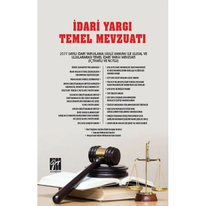 İdari Yargı Temel Mevzuatı