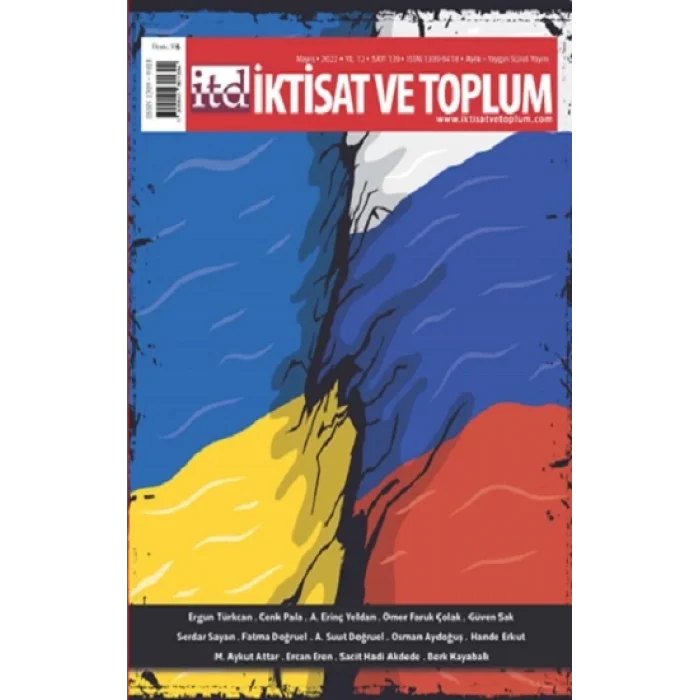 İktisat ve Toplum Dergisi 139. Sayı