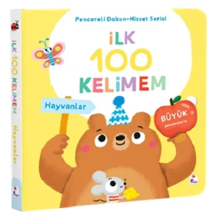 İlk 100 Kelimem – Hayvanlar (Pencereli Dokun-Hisset)
