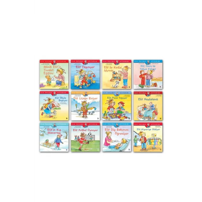 Ilk Okuma Kitabım Elif Serisi 12 Kitap Set 1 Christian Tielmann