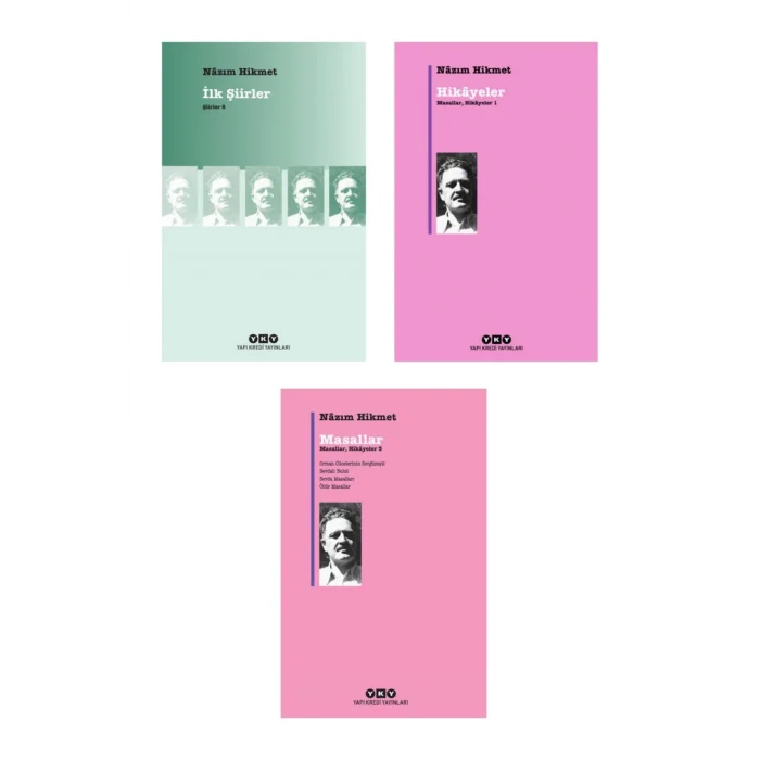 Ilk Şiirler + Hikayeler + Masallar- 3 Kitap Set - Iş Bankası Özel Set Ilk Şiirler Kitabı