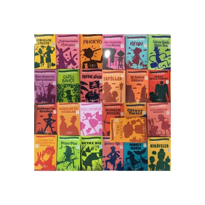 İlköğretim Dünya Çocuk Klasikleri 100 Temel Eser 25 Kitap Set