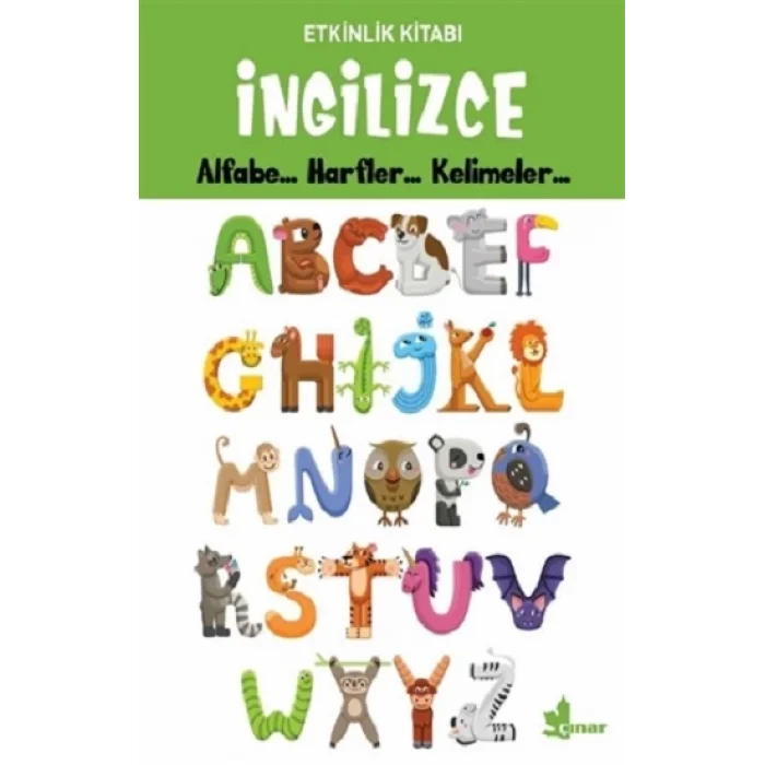 İngilizce Alfabe - Harfler - Kelimeler - Etkinlik Kitabı