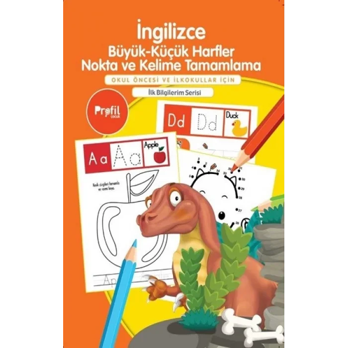 İngilizce Büyük - Küçük Harfler Nokta ve Kelime Tamamlama - İlk Bilgilerim