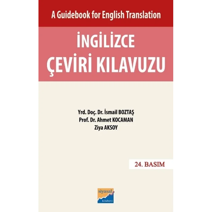 İngilizce Çeviri Kılavuzu - Cevap Anahtarı (A Guidebook For English Translation)