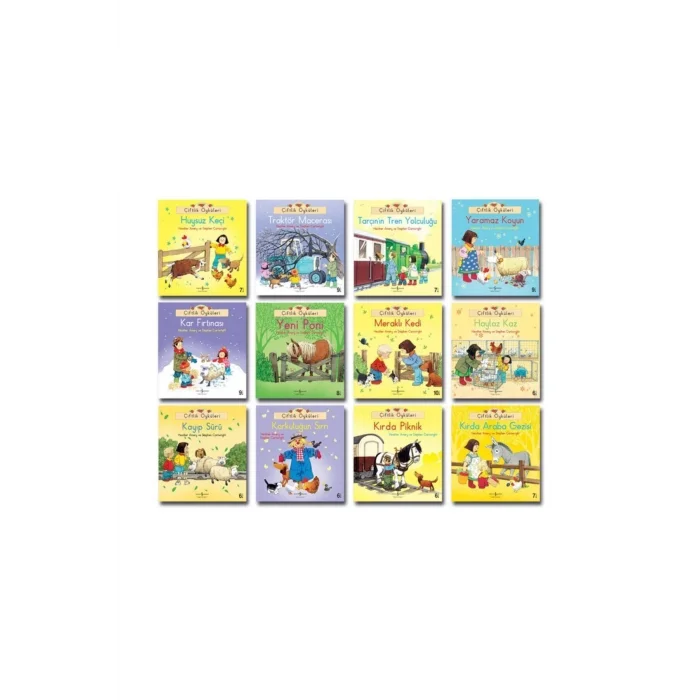 Iş Bankası Çiftlik Öyküleri Serisi 12 Kitap Set Ilk Okuma Kitabım