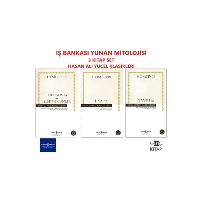 Iş Bankası Yunan Mitolojisi 3 Kitap Set Hasan Ali Yücel Klasikler Homeros-ilyada-odysseia