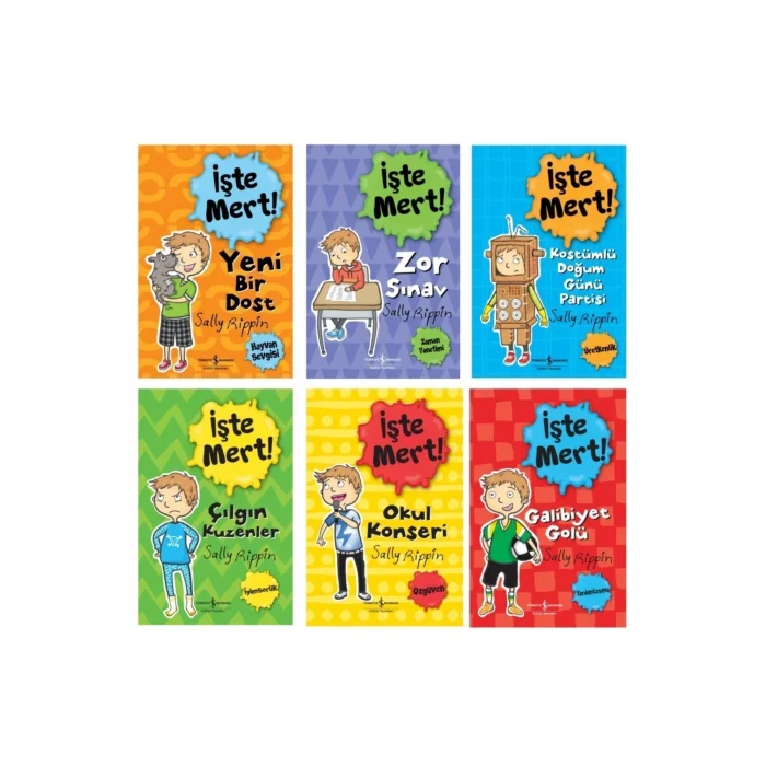 Iş Kültür Işte Mert! Değerler Kazanımlar Serisi 6 Kitaplık Set
