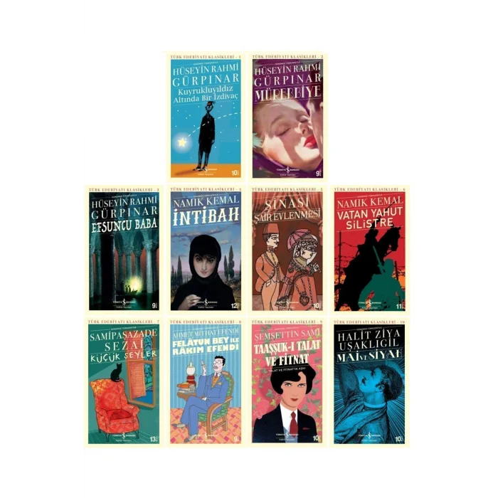 Iş Türk Klasikleri Dizisi 1-2-3-4-5-6-7-8-9-10. Kitaplar Set