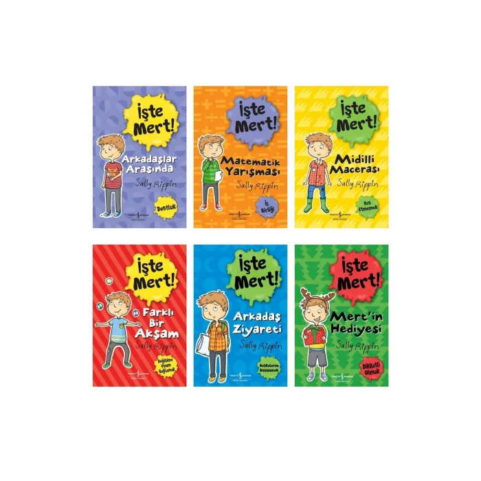 Işte Mert! Değerler Eğitimi Serisi 6 Kitaplık Set (7-12)