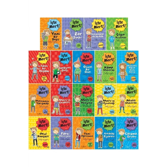 İşte Mert Serisi 19 Kitap Set (Eksiksiz)