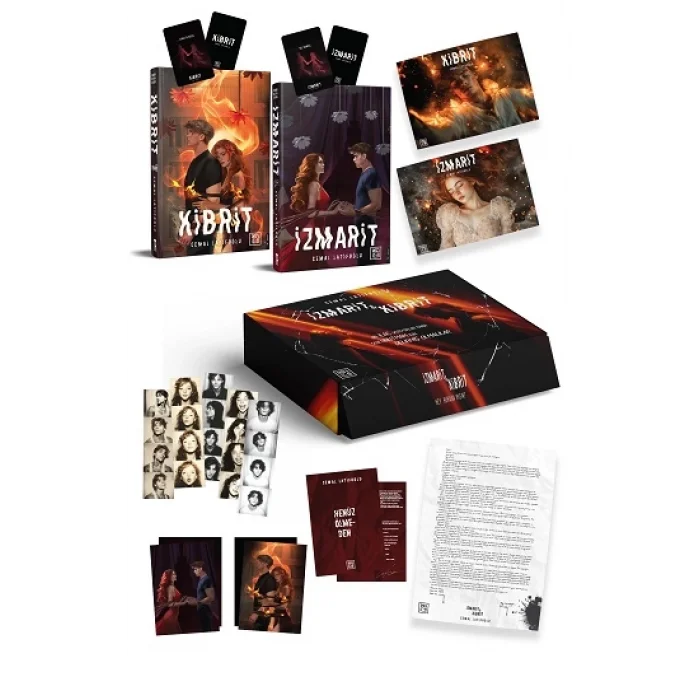 İzmarit ve Kibrit Kutulu Set (Ciltli)