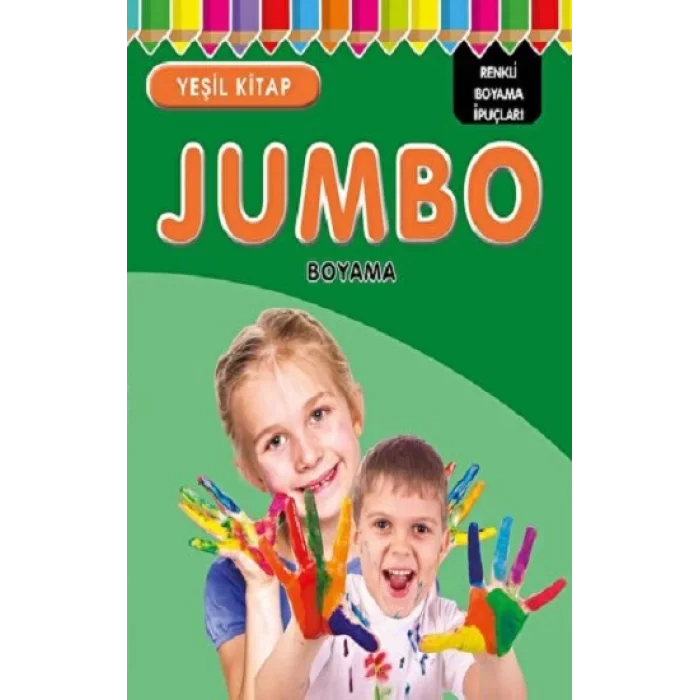 Jumbo Boyama - Yeşil Kitap