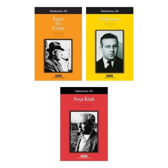 Kağnı Ses Esirler + Değirmen + Sırça Köşk- 3 Kitap Set - Iş Bankası Özel Set Kağnı Ses Esirler Kitab