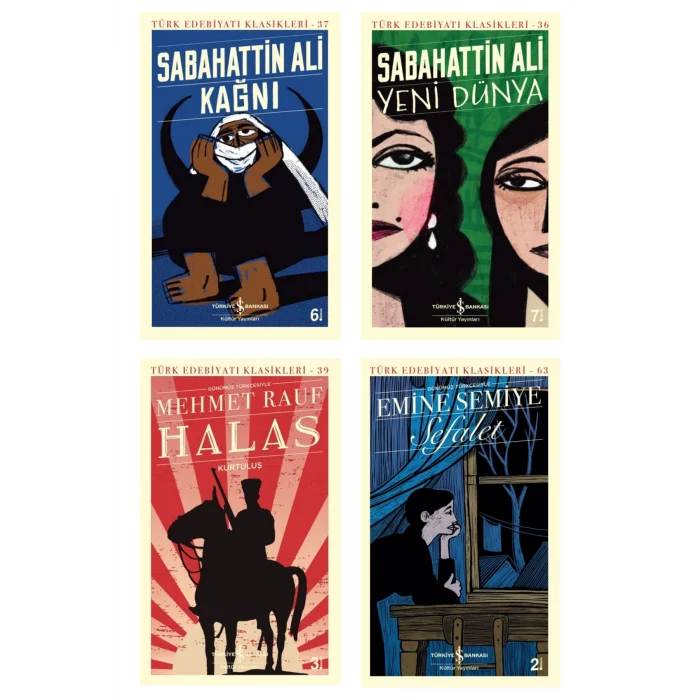 Kağnı + Yeni Dünya + Halas - Kurtuluş + Sefalet- 4 Kitap Set
