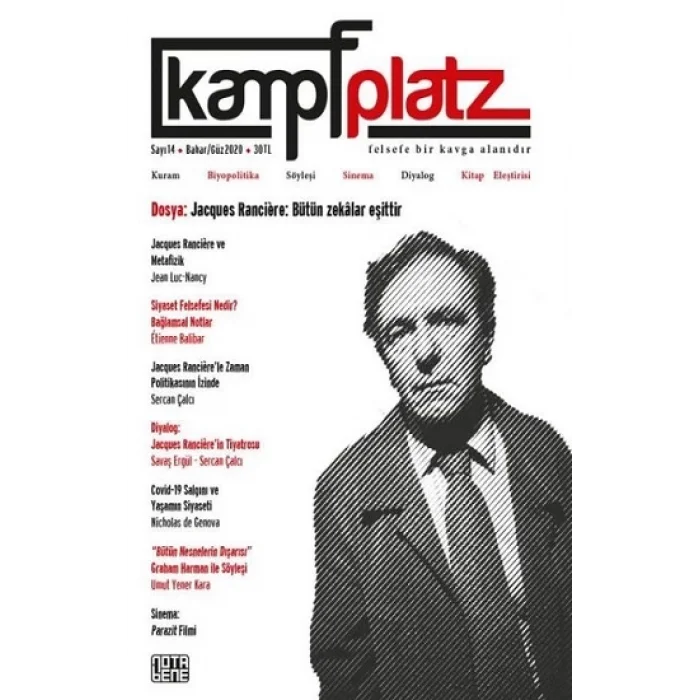 Kampfplatz Sayı 14 - Nota Bene Dergisi