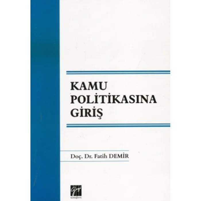 Kamu Politikasına Giriş