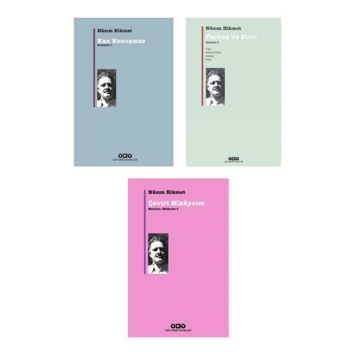 Kan Konuşmaz Romanlar 1 + Ferhad Ile Şirin + Çeviri Hikayeler- 3 Kitap Set - Iş Bankası Özel Set