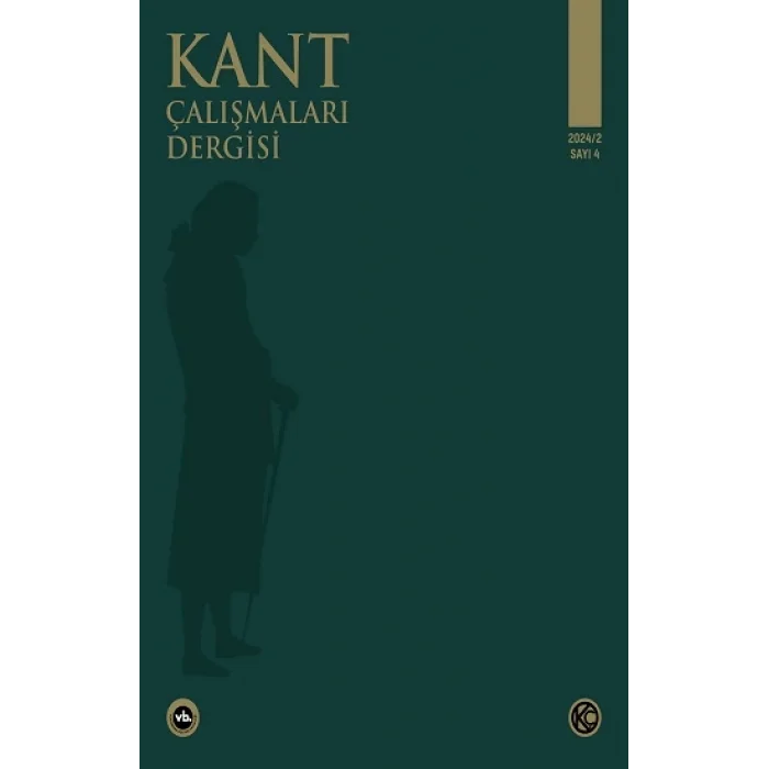 Kant Çalışmaları Dergisi Sayı 4