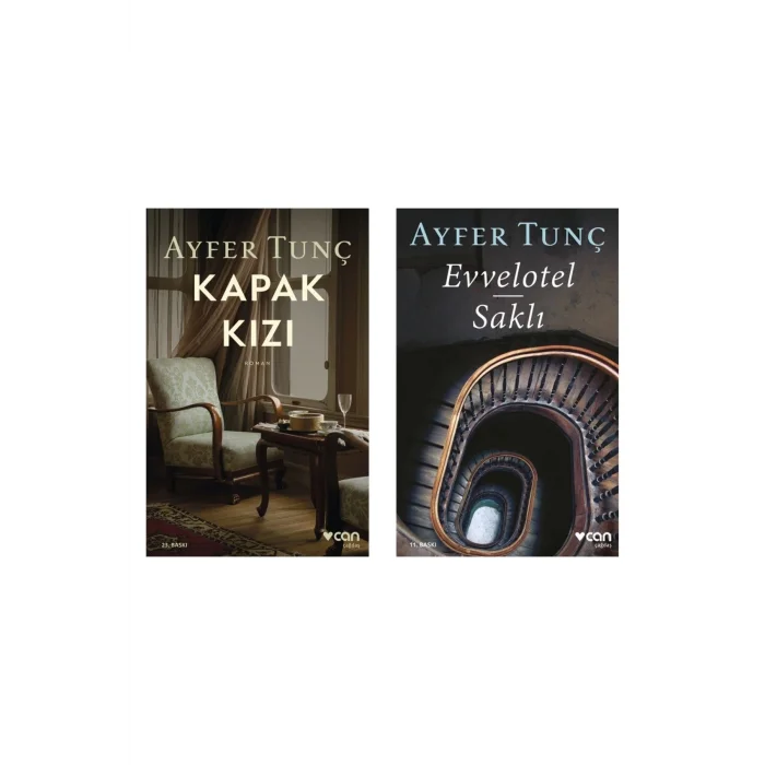 Kapak Kızı + Evvelotel - Saklı- 2 Kitap Set - Iş Bankası Özel Set Kapak Kızı Kitabı