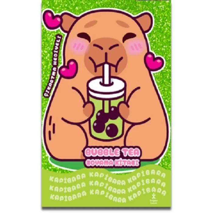 Kapibara - Bubble Tea Boyama Kitabı