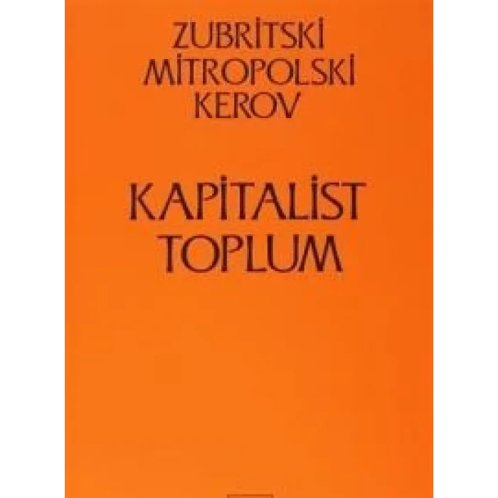 Kapitalist Toplum