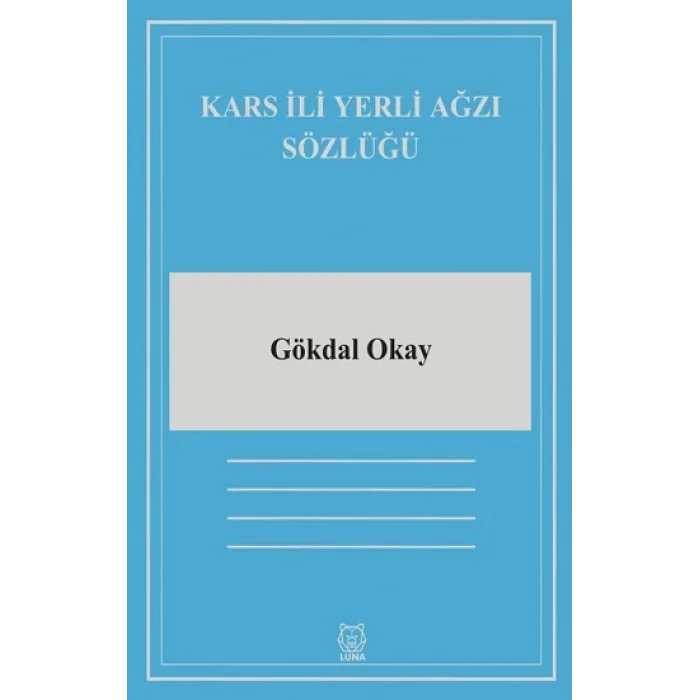 Kars İli Yerli Ağzı Sözlüğü
