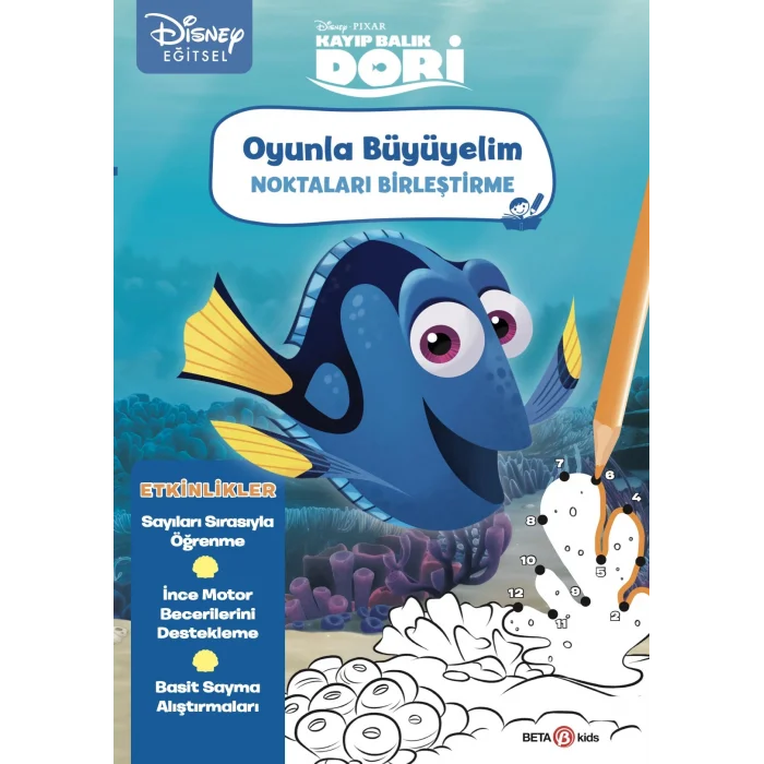 Kayıp Balık Dori - Disney Eğitsel Oyunla Büyüyelim Noktaları Birleştirme