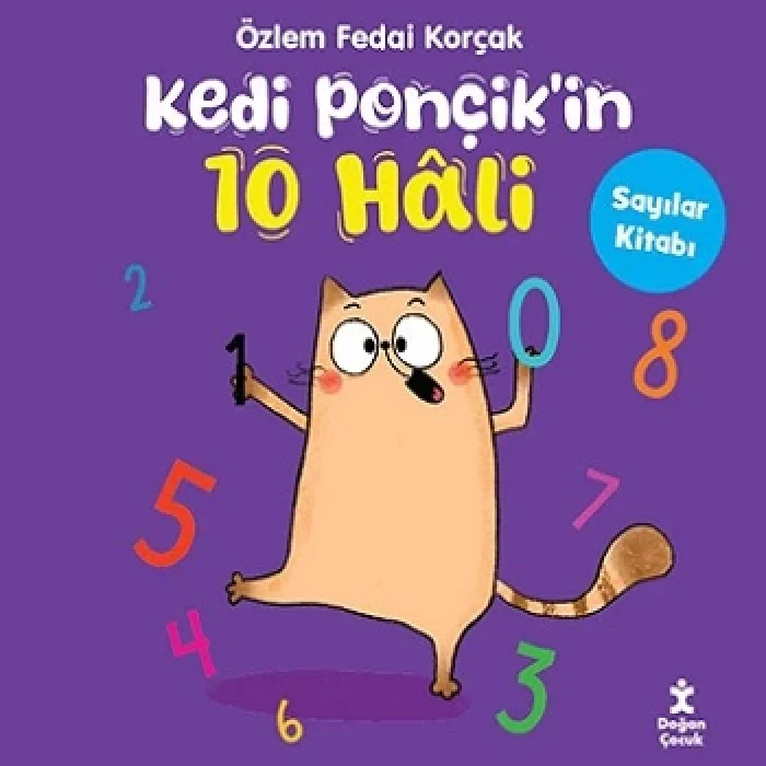 Kedi Ponçikin 10 Hali- Sayılar Kitabı