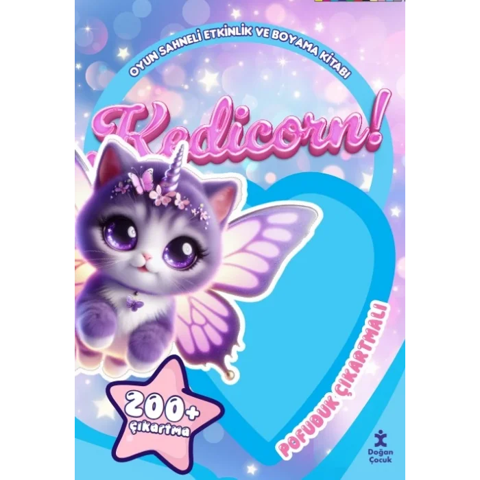 Kedicorn - Pofuduk Çıkartmalı Etkinlik Kitabı