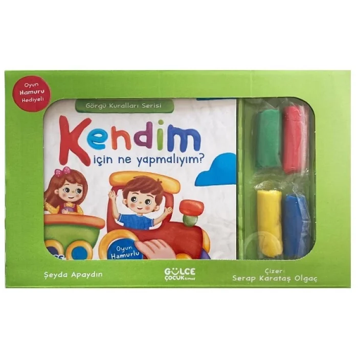 Kendim İçin Ne Yapmalıyım? / Görgü Kuralları Serisi / Oyun Hamurlu Kitap Seti