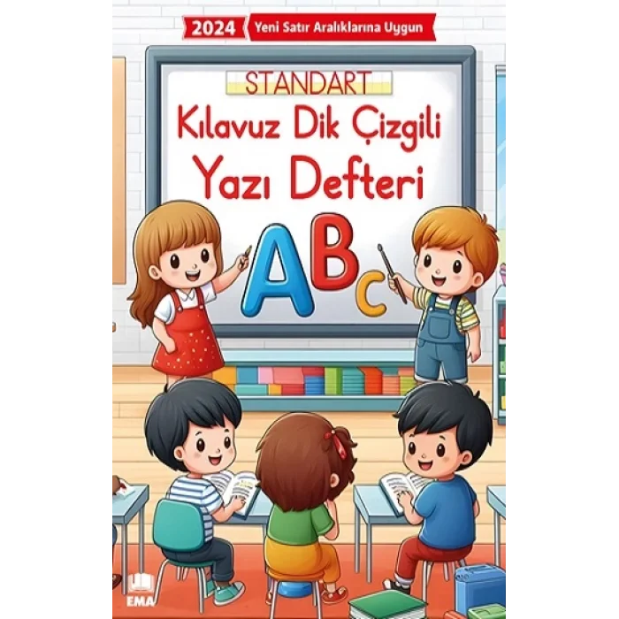 Kılavuz Dik Çizgili Yazı Defteri