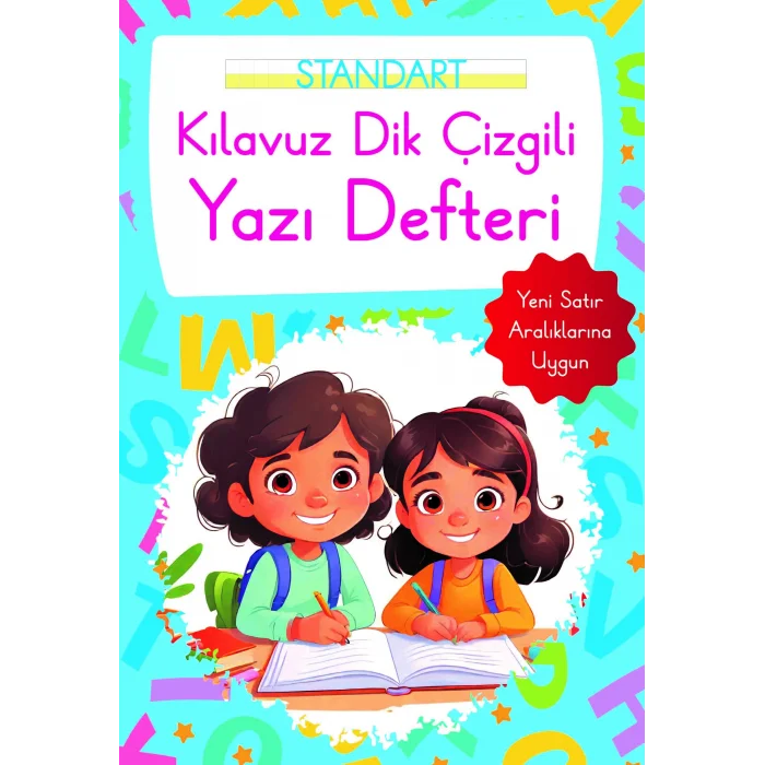 Kılavuz Dik Çizgili Yazı Defteri Küçük Boy - Mavi